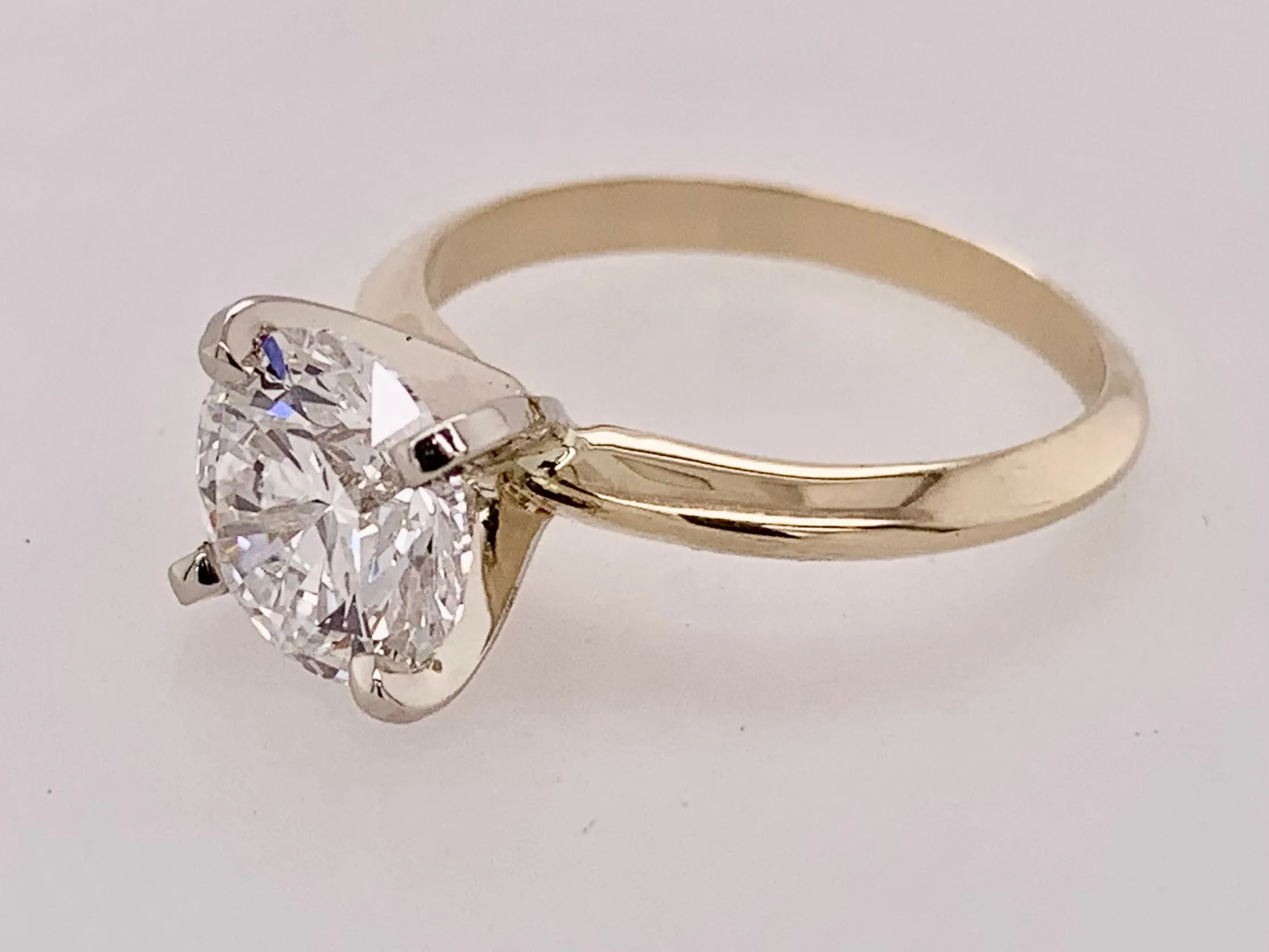2.01 Carat LAB Diamond Solitaire