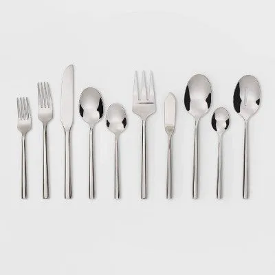45pc Stainless Steel Izon Mirror Flatware Set - Project 62