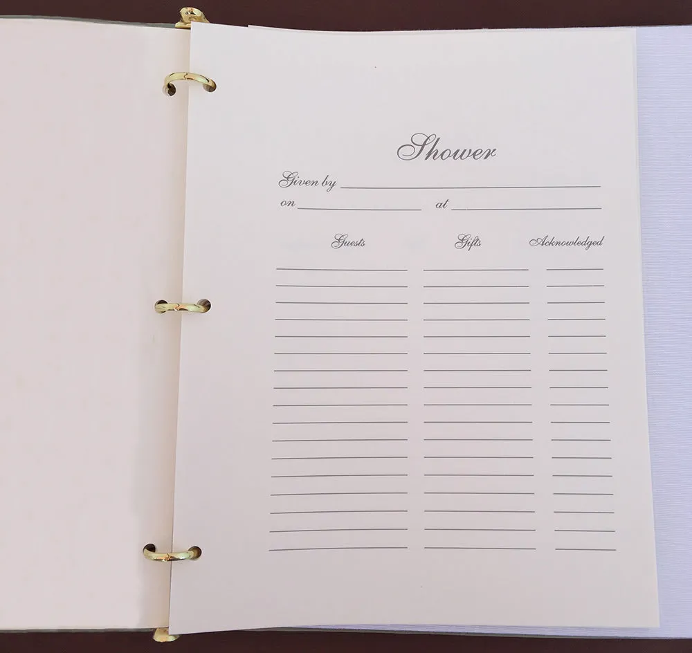 Adriana Wedding Memory Book