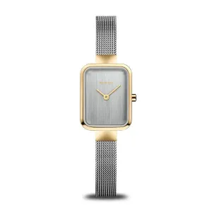 Bering Classic Watch With Two Toned Milanese Strap