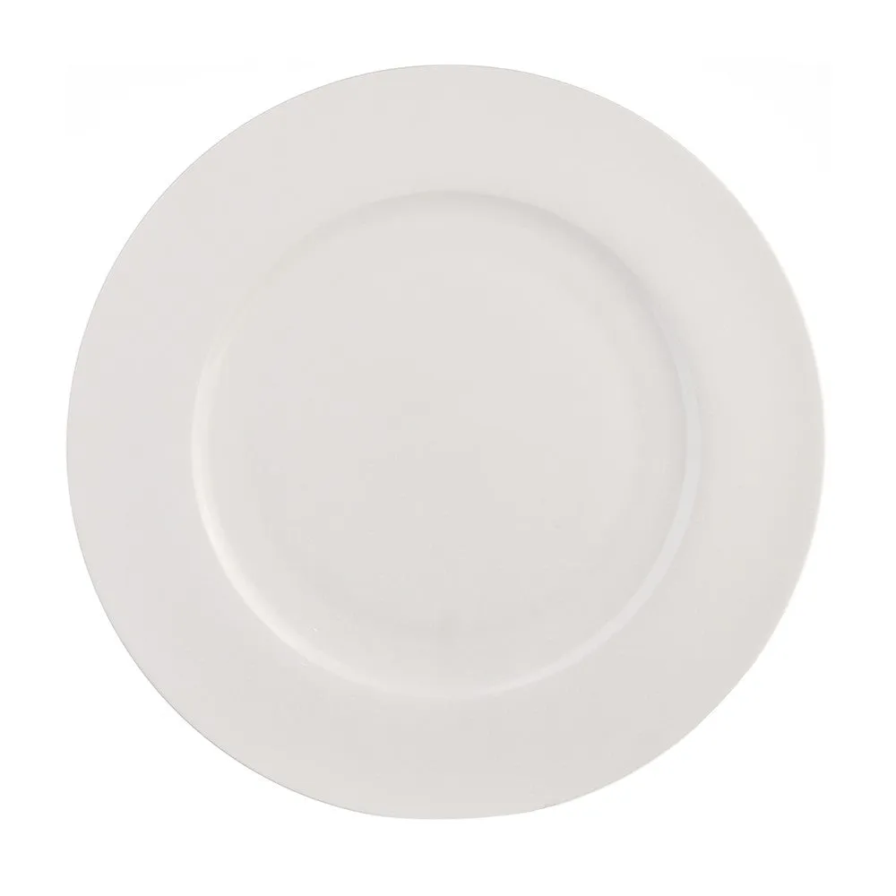 Bone China Rim Dinner Plate 28cm White