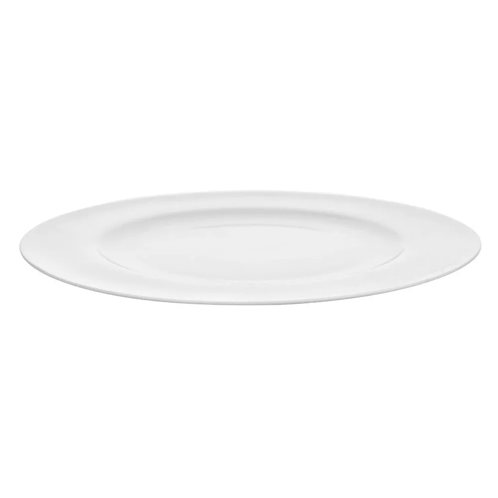 Bone China Rim Dinner Plate 28cm White