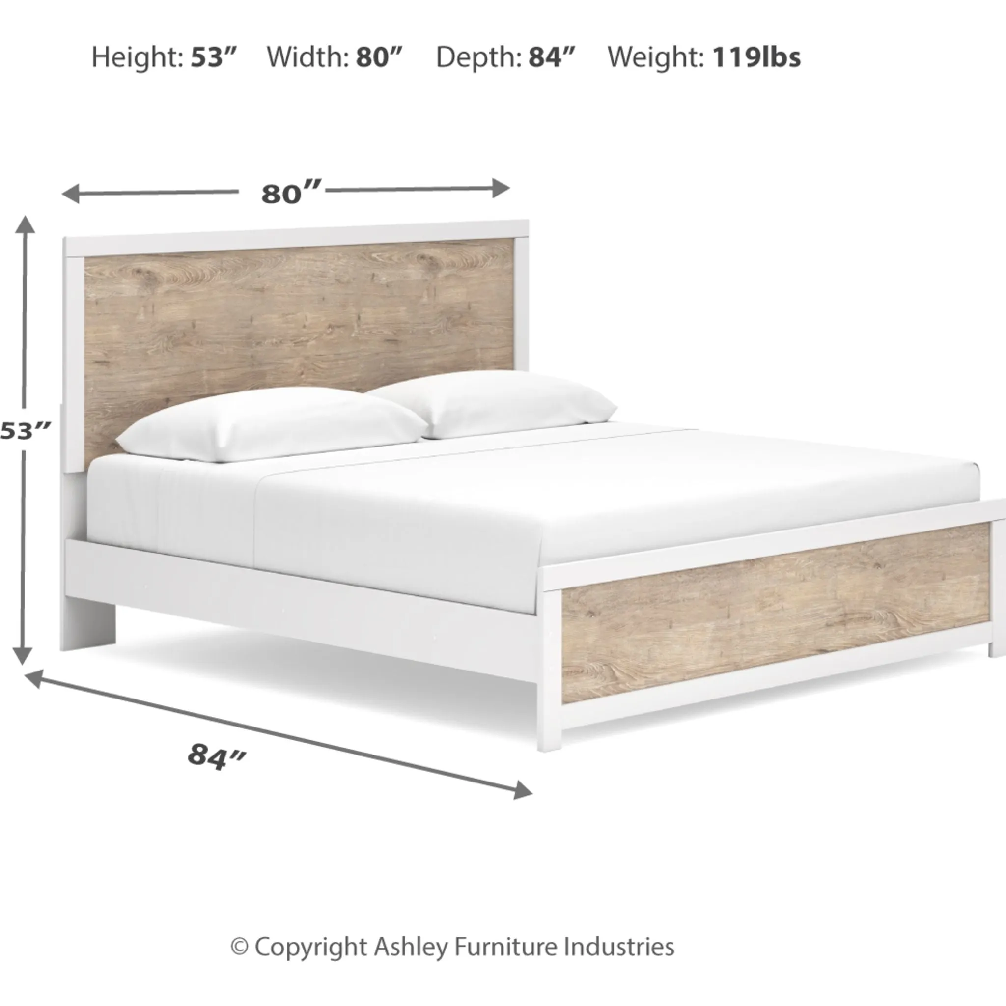Charbitt King Panel Bed
