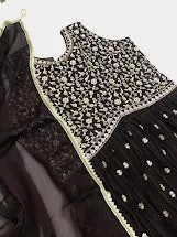 Charming Dark Purple Color Embroidery Work Salwar Suits For Women