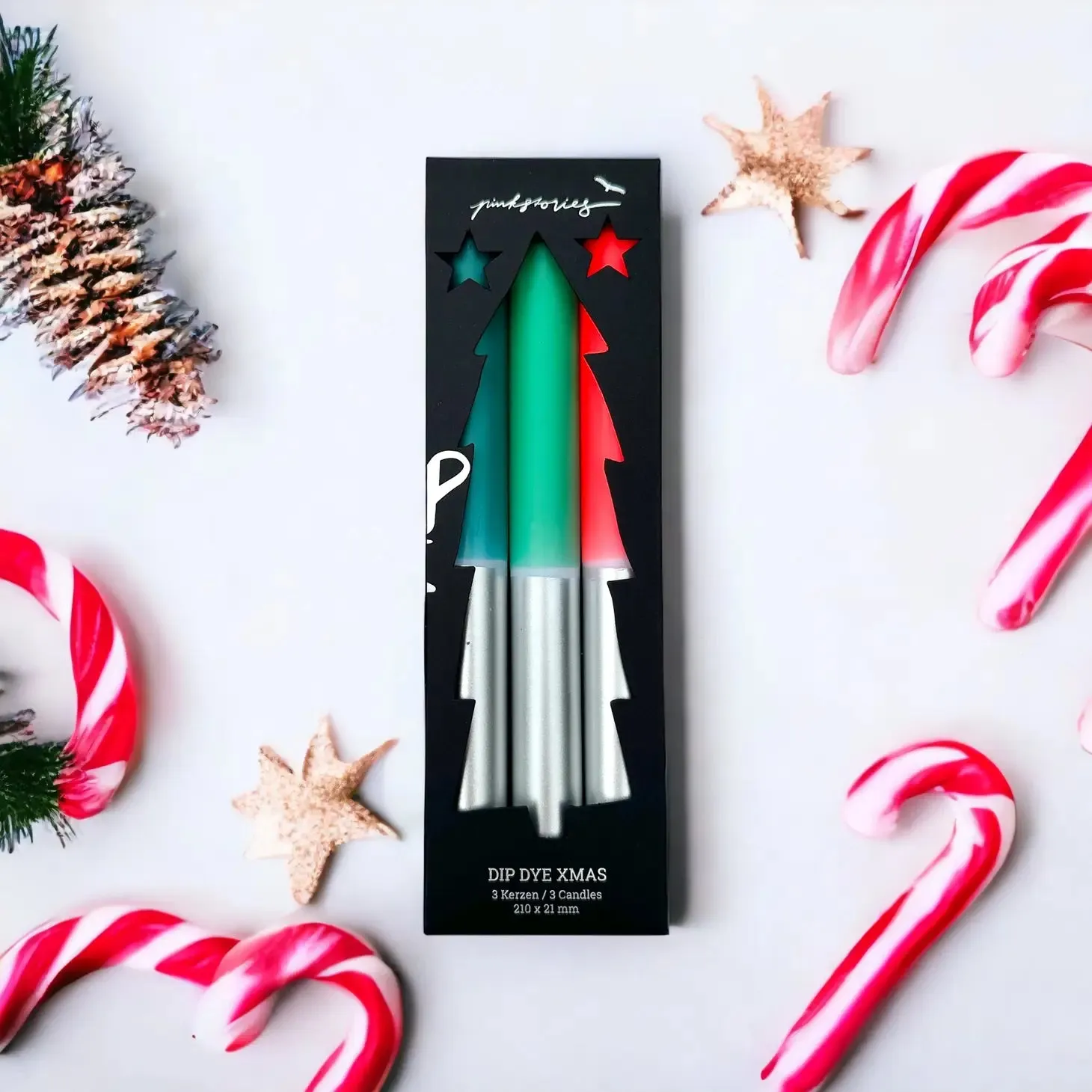 Dip Dye Xmas Holly Jolly