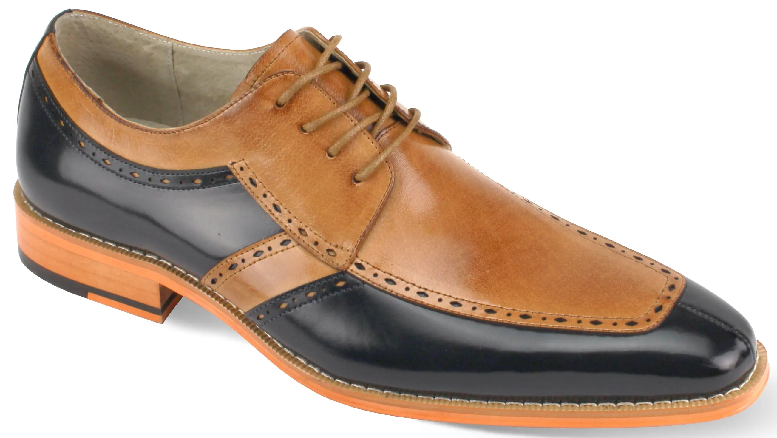 Giovani Three Tones Lace Up Shoes