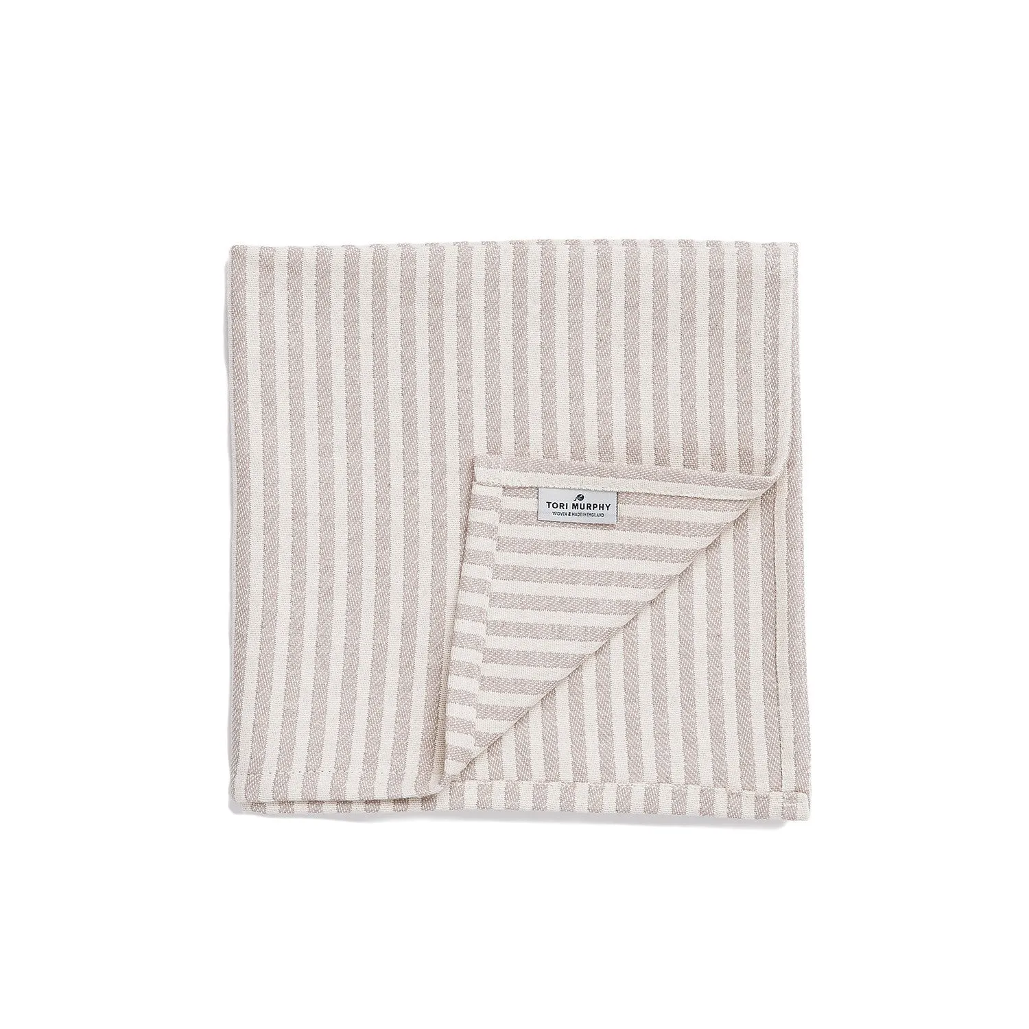 Harbour Stripe Napkin set of 2, Fawn & Ecru