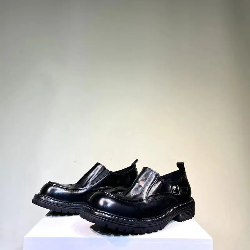 Men's Washed Strap Boat Shoes
