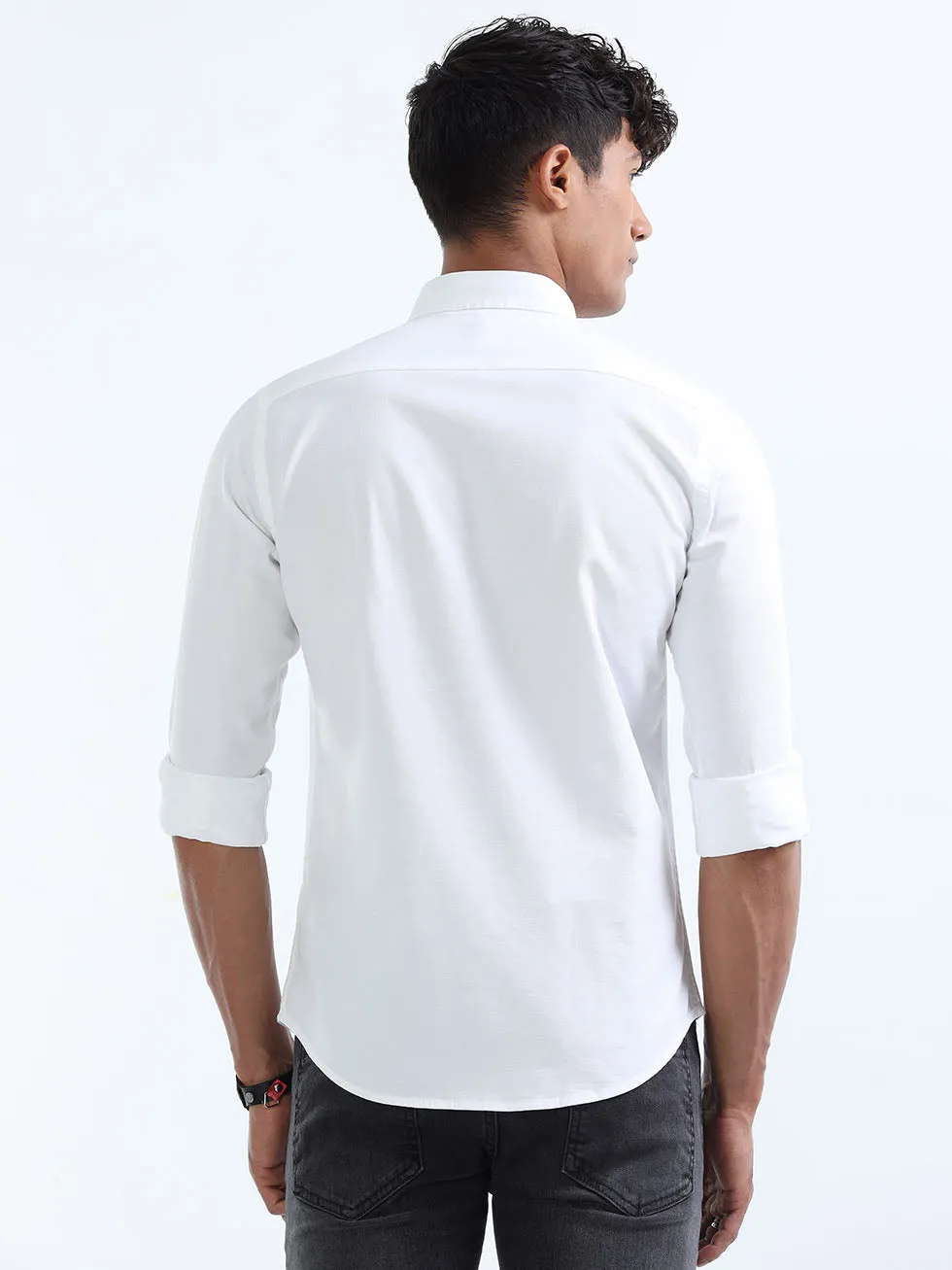 Men's White Oxford Shirt