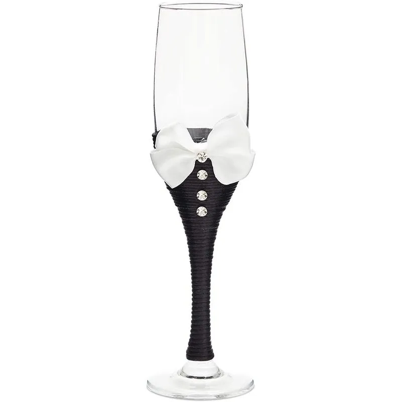 Mr and Mr Champagne Flutes, Same Sex Wedding Decorations (Set of 2)