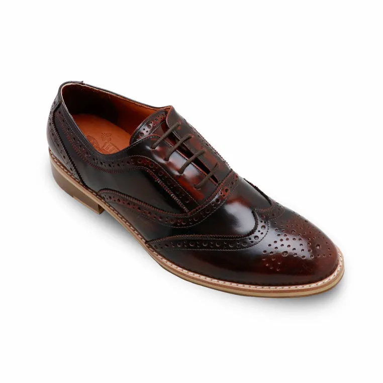 MR.FERGUSON FULL BROGUE European Brush Off Burgundy