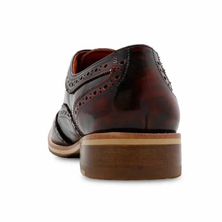 MR.FERGUSON FULL BROGUE European Brush Off Burgundy