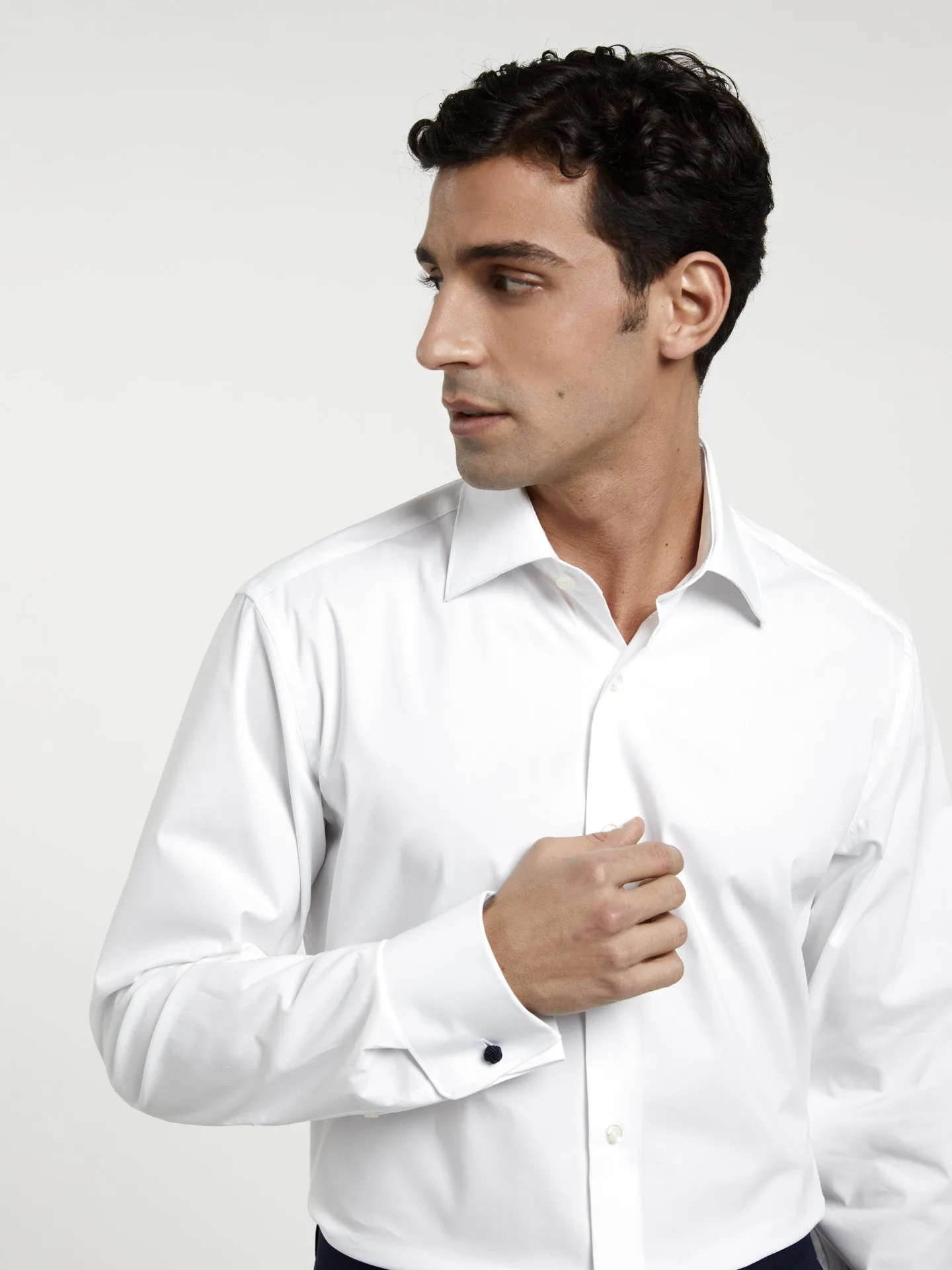 Regular fit k-easy plain poplin comfort formal shirt