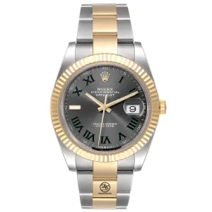 Rolex Oyster Perpetual Datejust 41 126333 SLTRO Wimbledon Oyster 18K Yellow Gold/ SS Unworn
