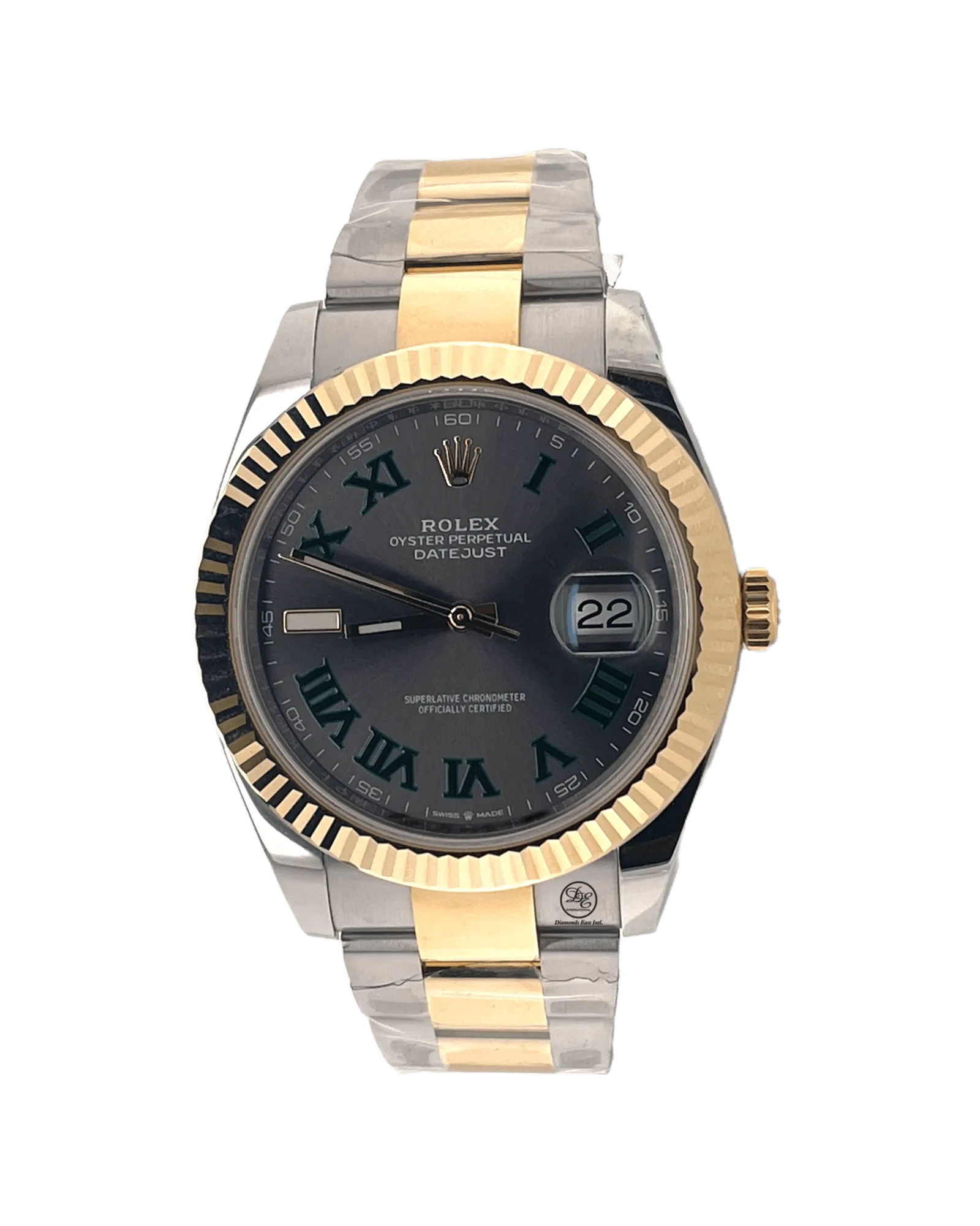 Rolex Oyster Perpetual Datejust 41 126333 SLTRO Wimbledon Oyster 18K Yellow Gold/ SS Unworn