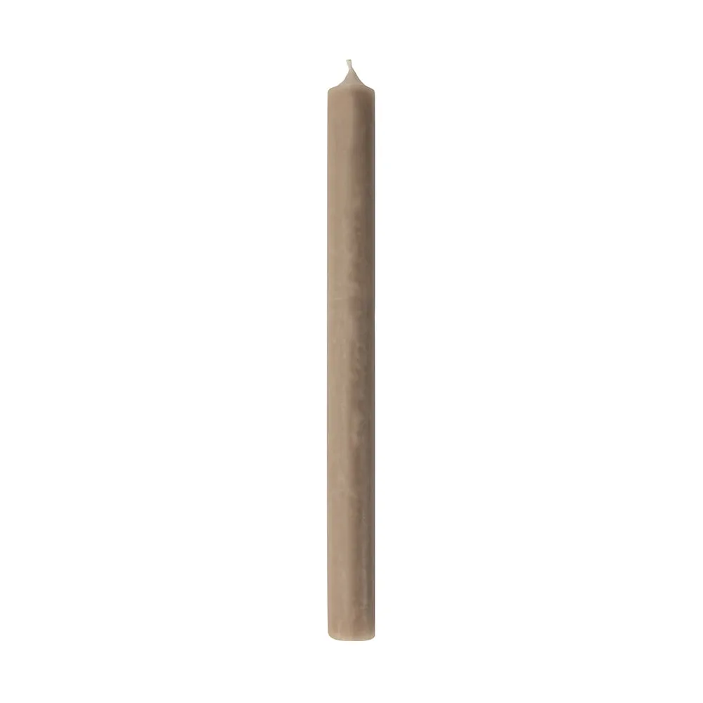 Taupe Dinner Candle