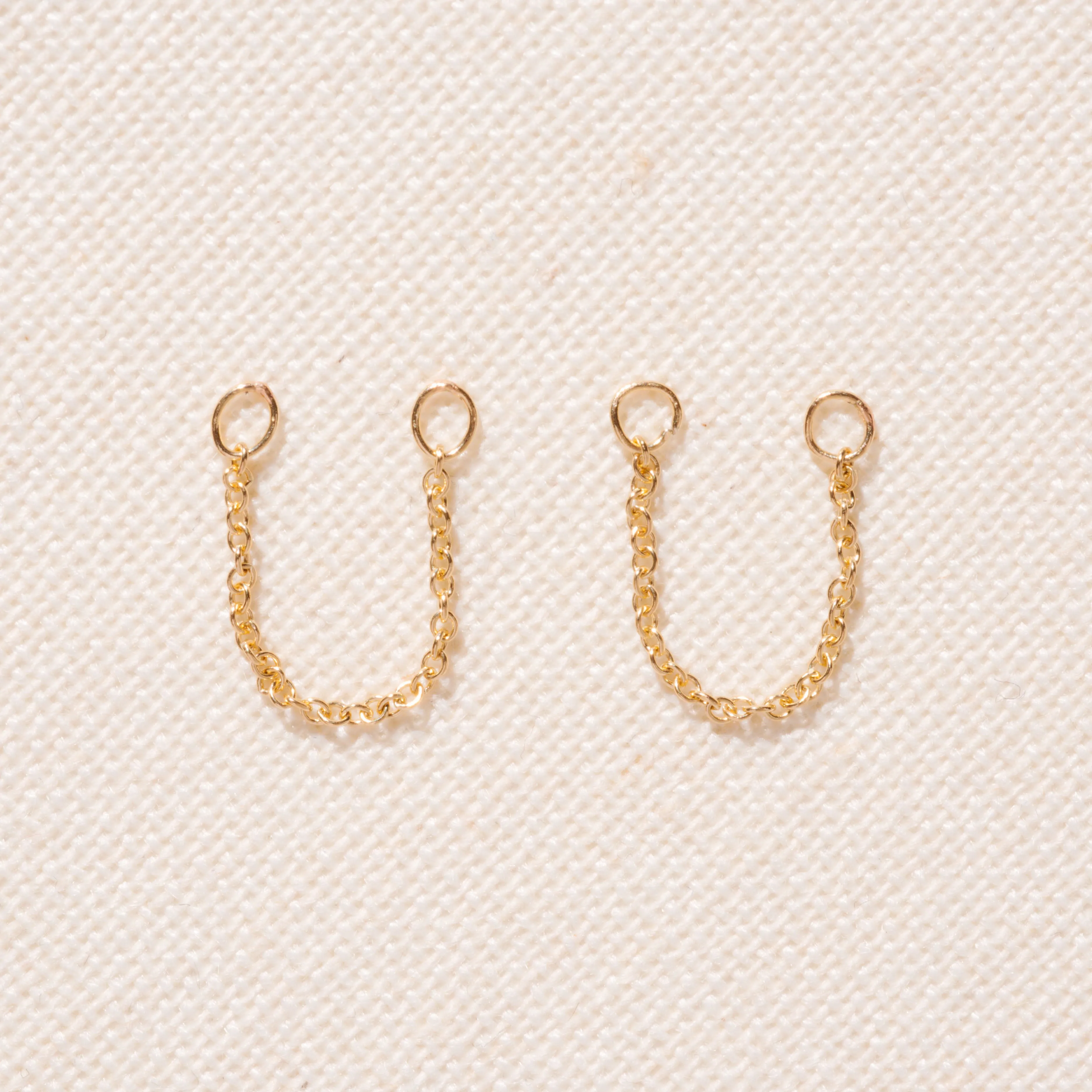 The Gold Ball Chain Set