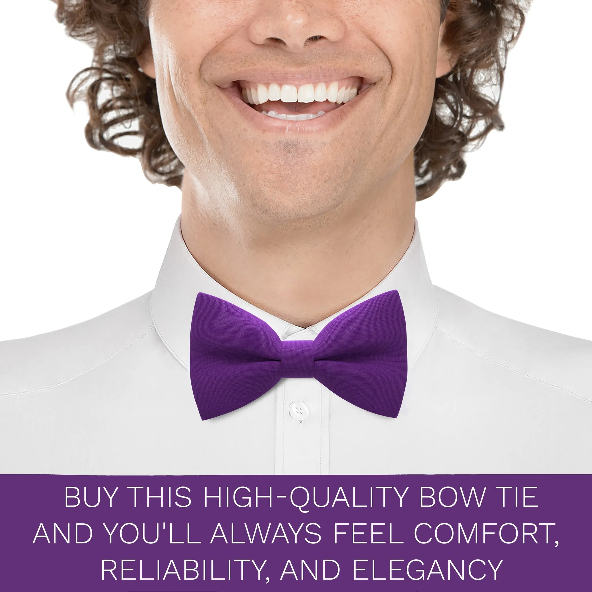 Violet Bow Tie