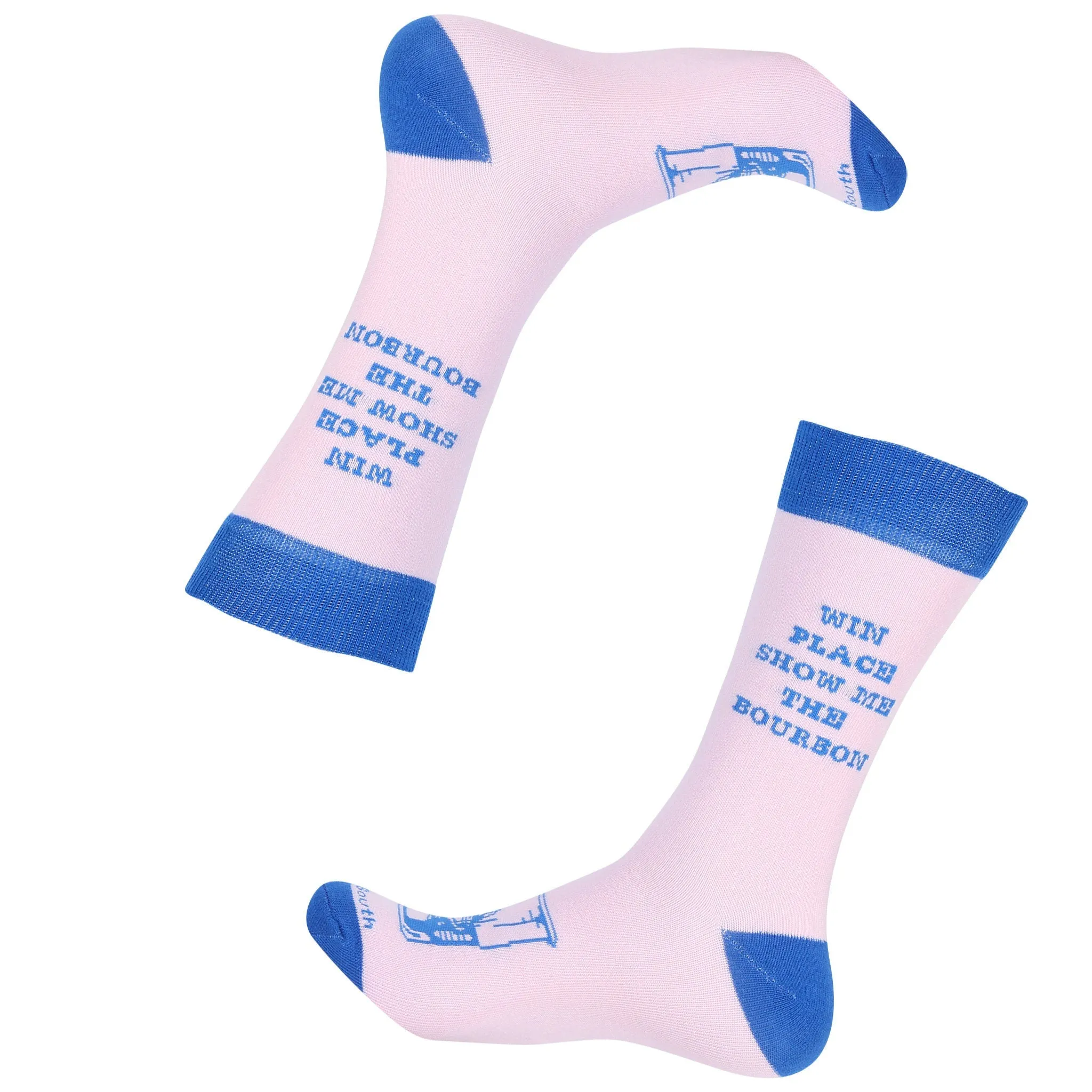 Win Place Show Me The Bourbon Sock
